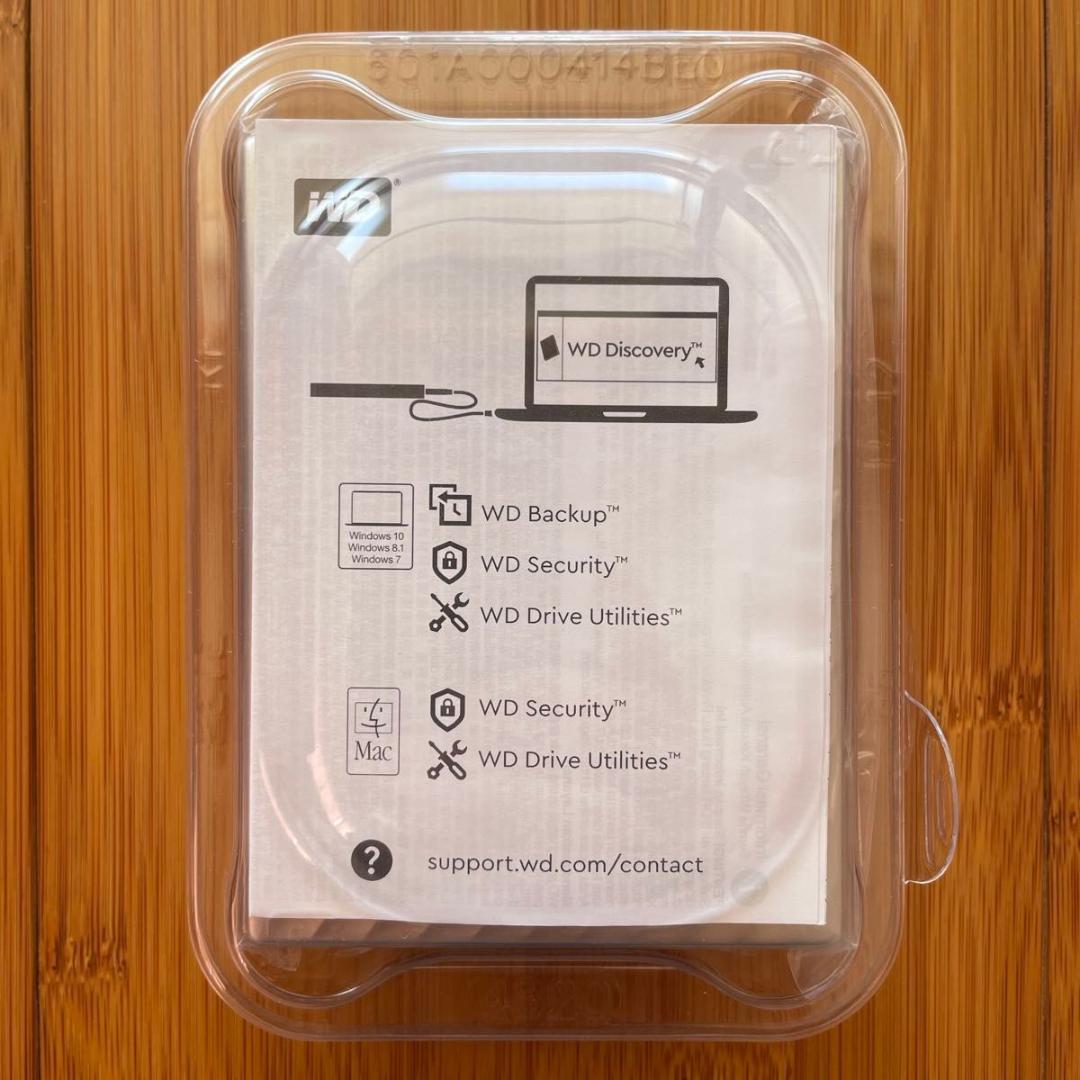 WD ポータブルHDD 5TB (WDBPMV0050BSL)