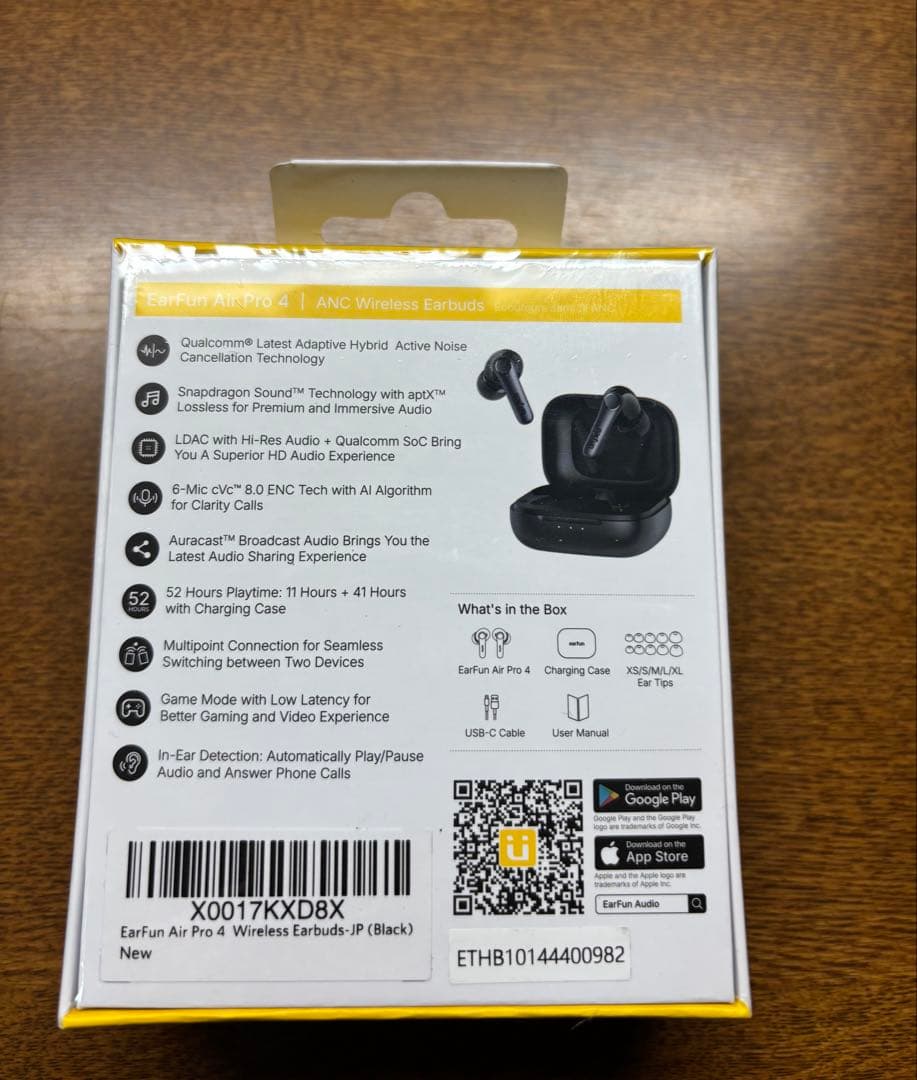 【最終値下げ】EarFun Air Pro 4 ワイヤレスイヤホン