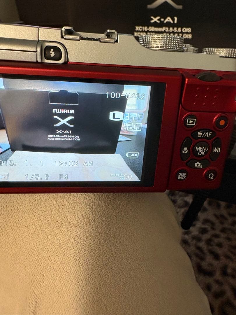 デジタルカメラ FUJIFILM X-A1 +XC16-50&XC50-230 RED