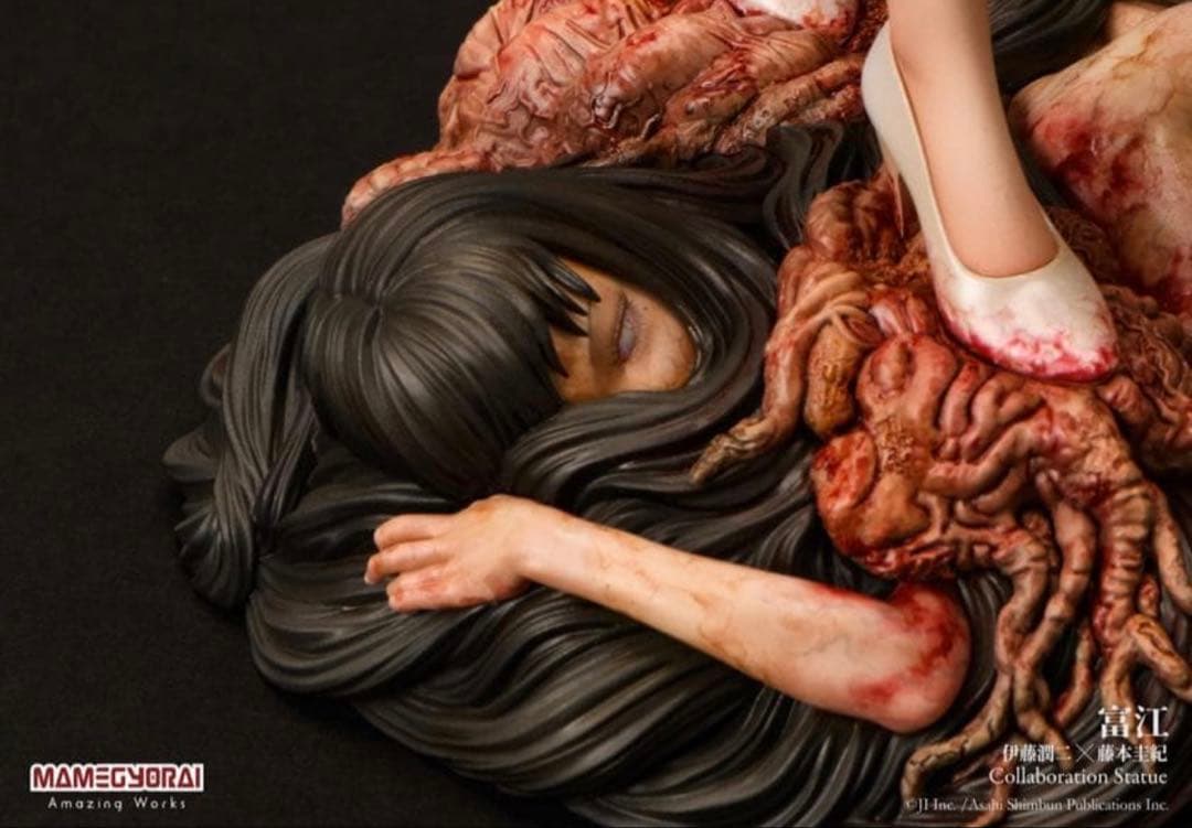 伊藤潤二 藤本圭紀「富江」 コラボレーション・スタチュー完成品フィギュア 豆魚雷