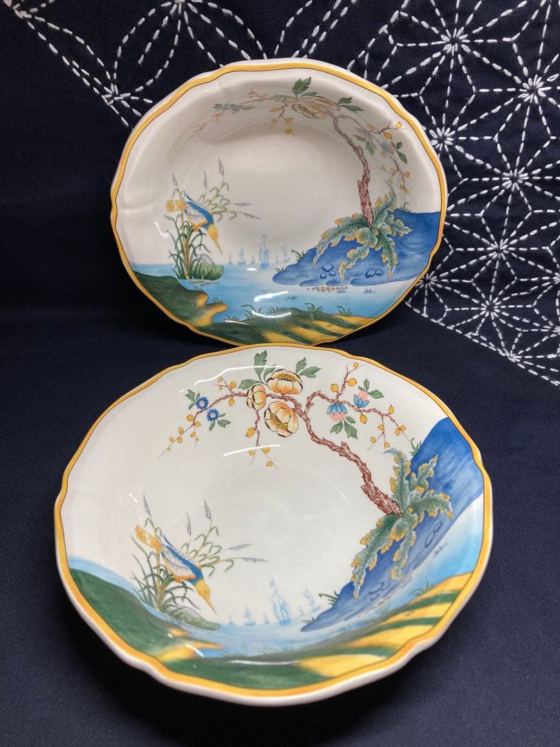 ジアン　カリブ諸島　クーペシリアル　ボウル2枚