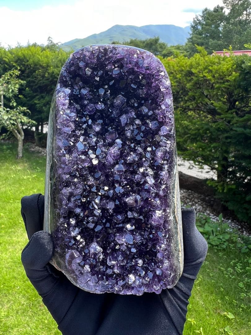 559 高品質アメジストドーム クラスター ウルグアイ産 パワーストーン