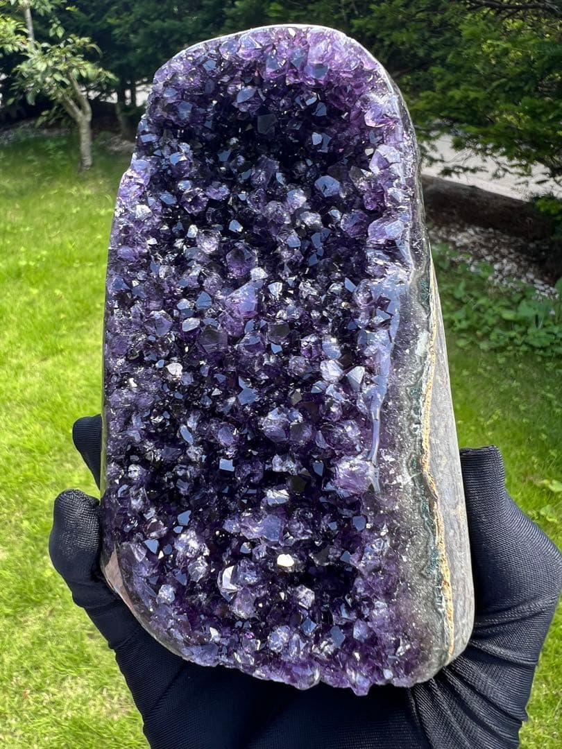 559 高品質アメジストドーム クラスター ウルグアイ産 パワーストーン