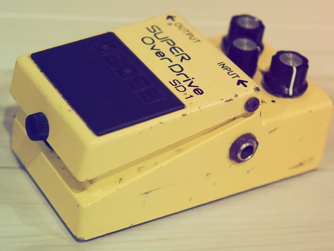 BOSS SUPER Over Drive SD-1 MOD 白LED