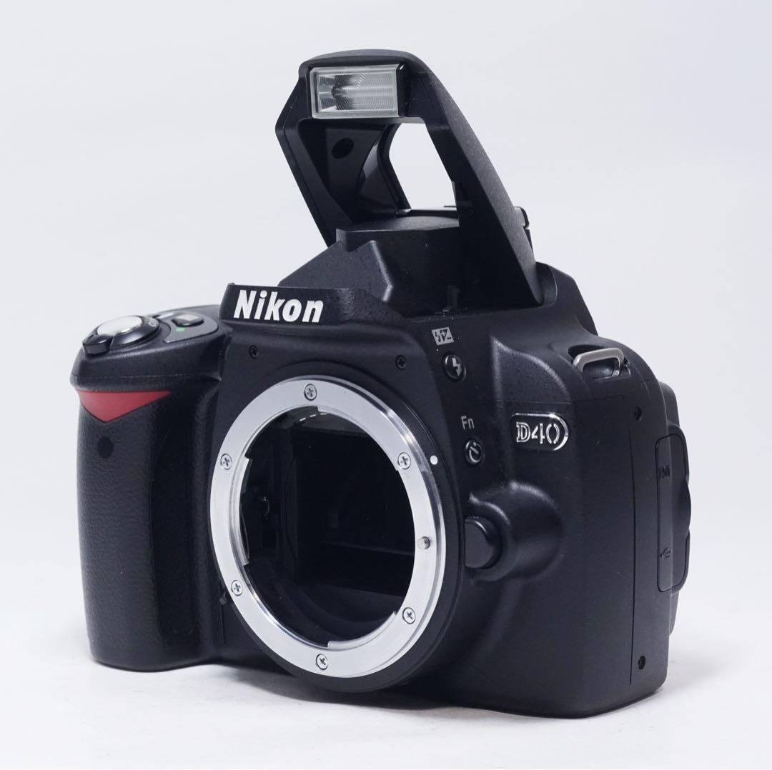 極美品 動作確認済 Nikon D40 ボディ 撮影枚数 738枚