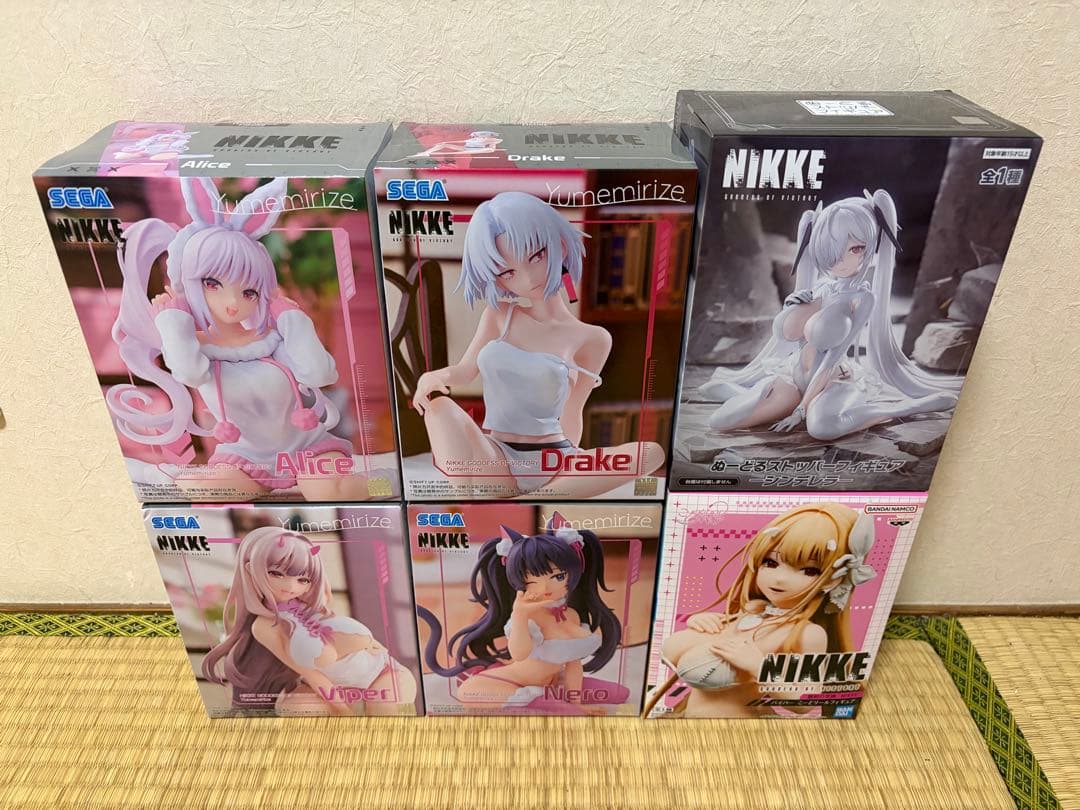 NIKKE 勝利の女神 Yumemirize フィギュア シンデレラ 6個