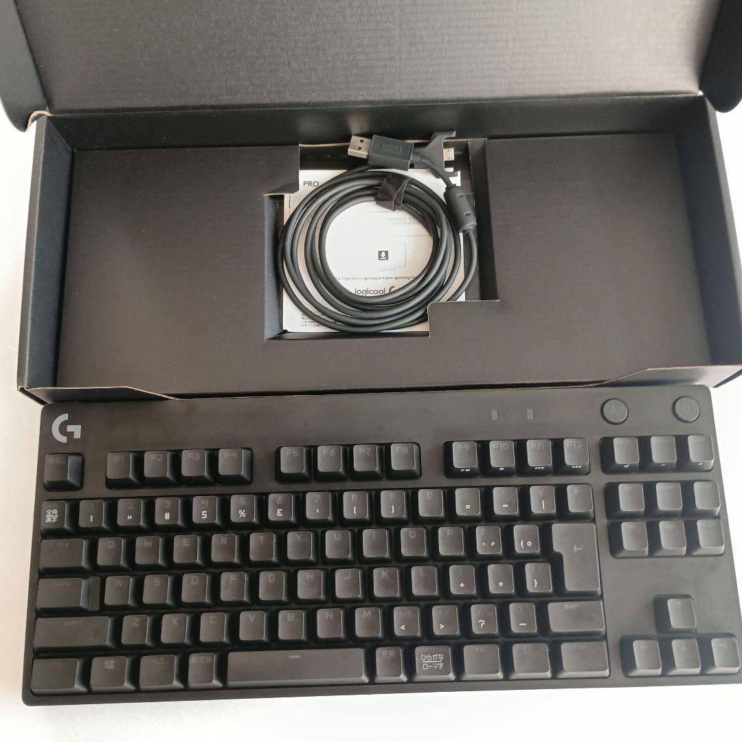 Logicool G PRO テンキーレス RGBキーボード　赤軸