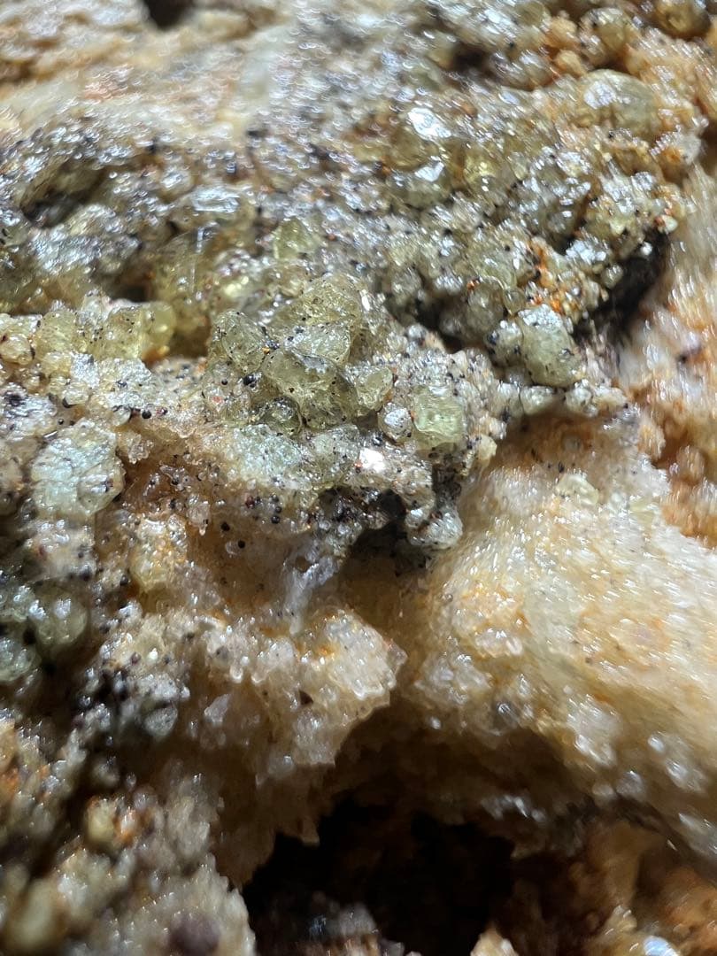 国産鉱物　三ッ岩岳　紫水晶&グリーンガーネット