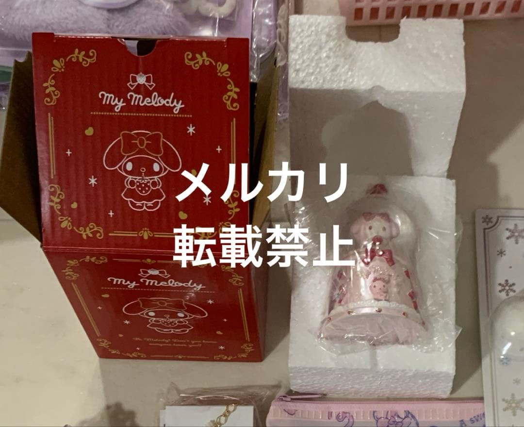 スノーグローブ スノードーム 2023 ピンク いちご 苺 マイメロディ