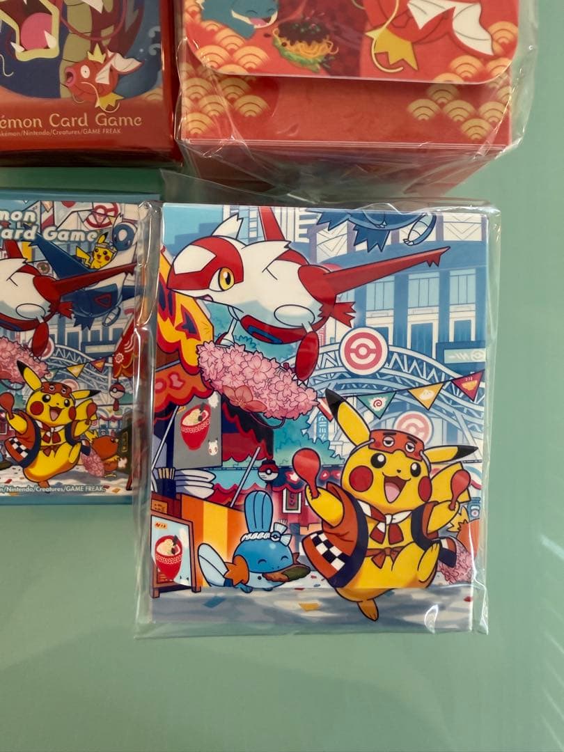 ポケモンカード デッキシールド 6種セット 未開封 ポケセン限定