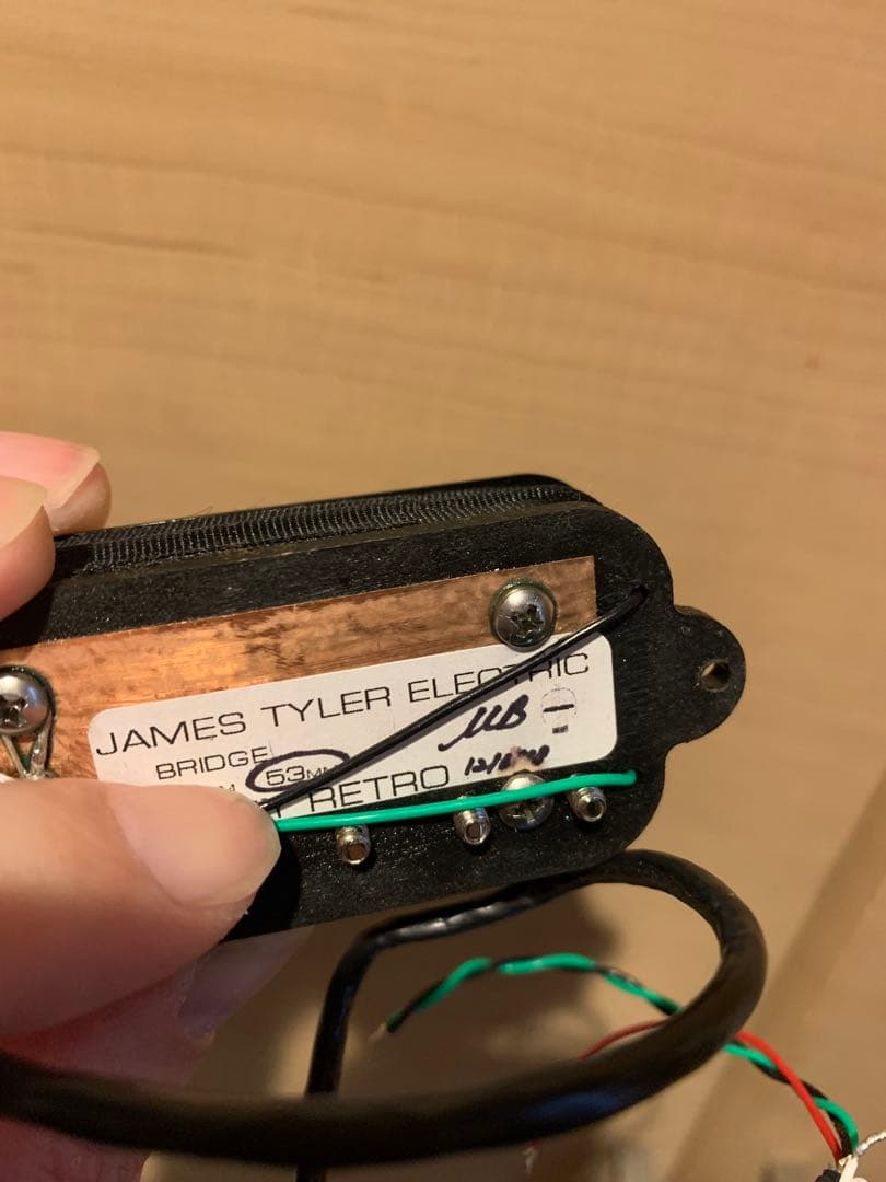JAMES TYLER ELECTRIC MAXIMUM TONE ピックアップ