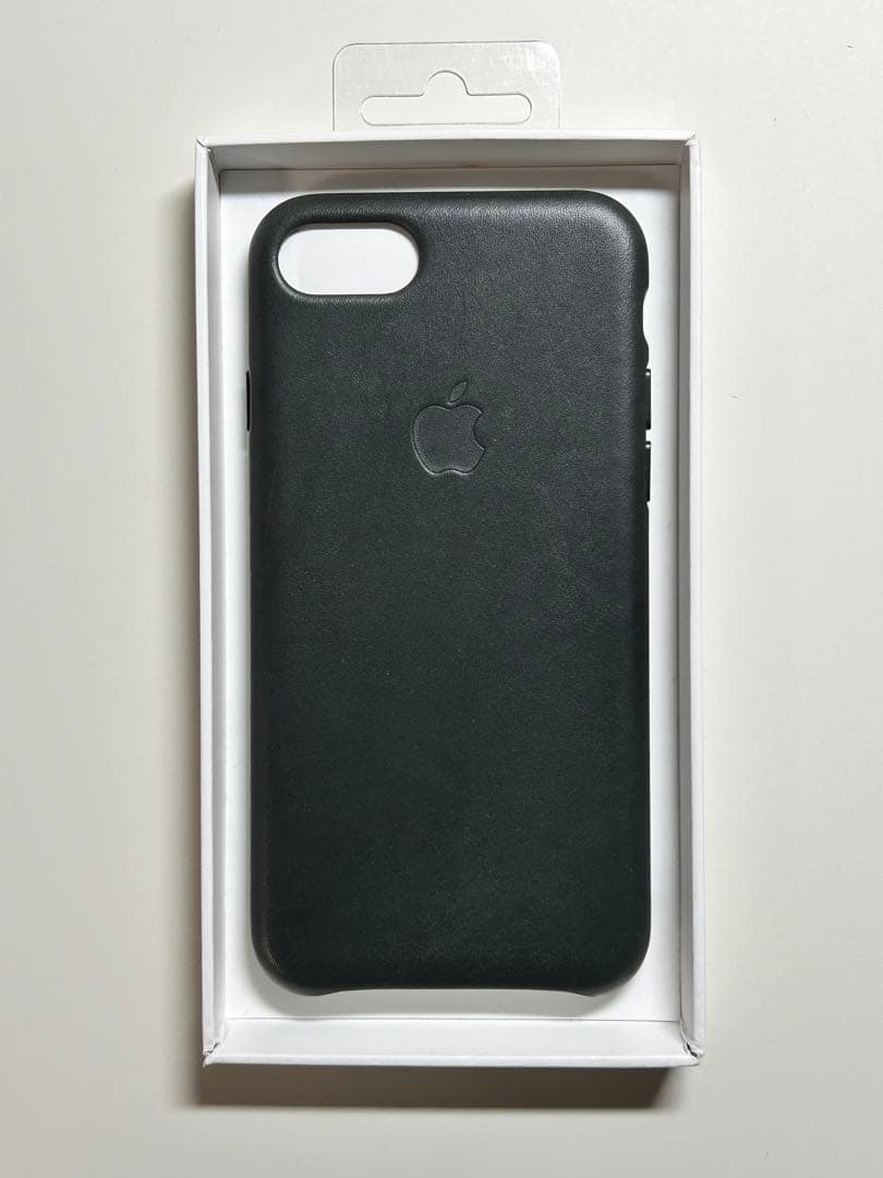 【美品】純正 iPhone 7 / 8 / SE レザーケース・ブラック③