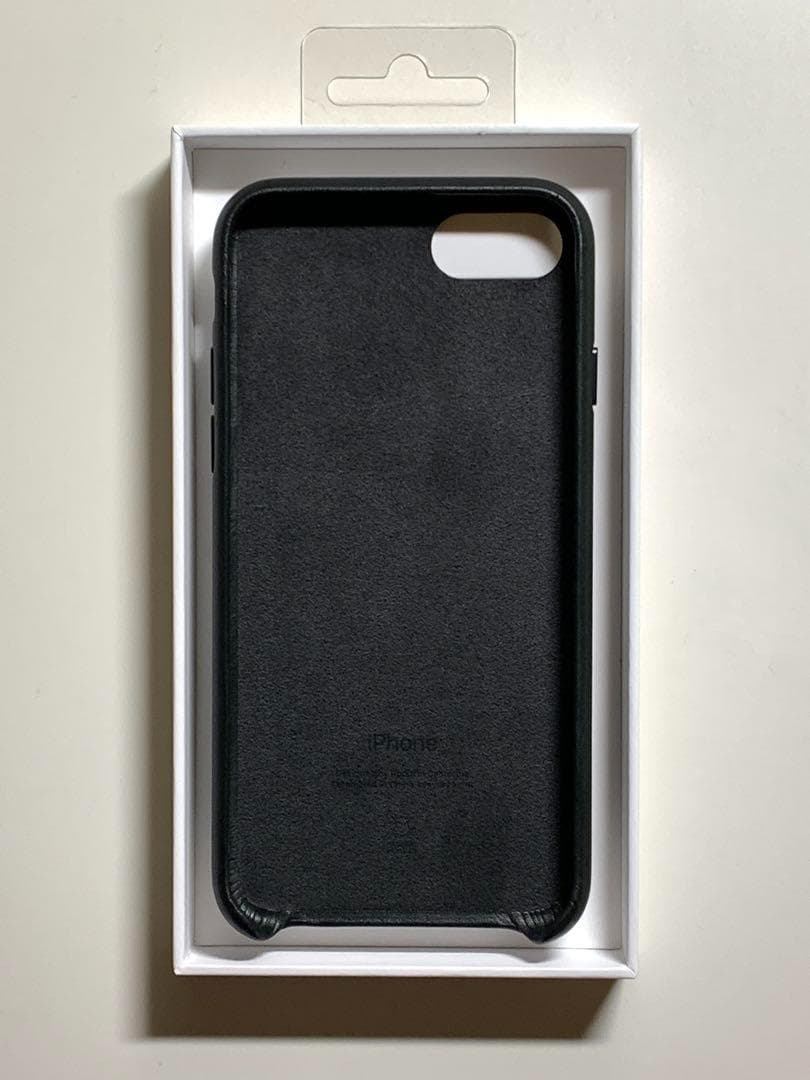 【美品】純正 iPhone 7 / 8 / SE レザーケース・ブラック③