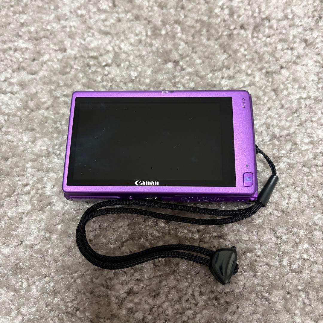 Canon キャノン IXY 430F パープル デジカメ 動作確認済み