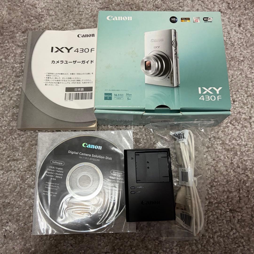 Canon キャノン IXY 430F パープル デジカメ 動作確認済み