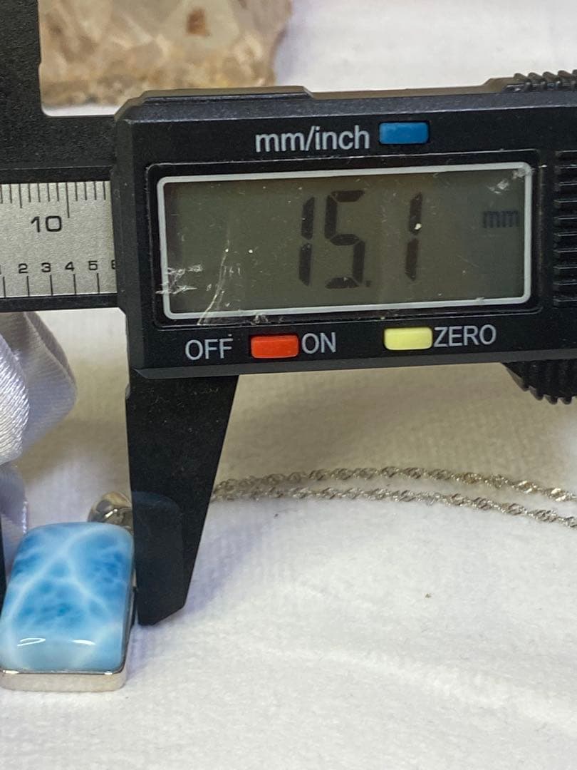 ラリマー　天然石　パワーストーン　ペンダントトップ　ドミニカ共和国産