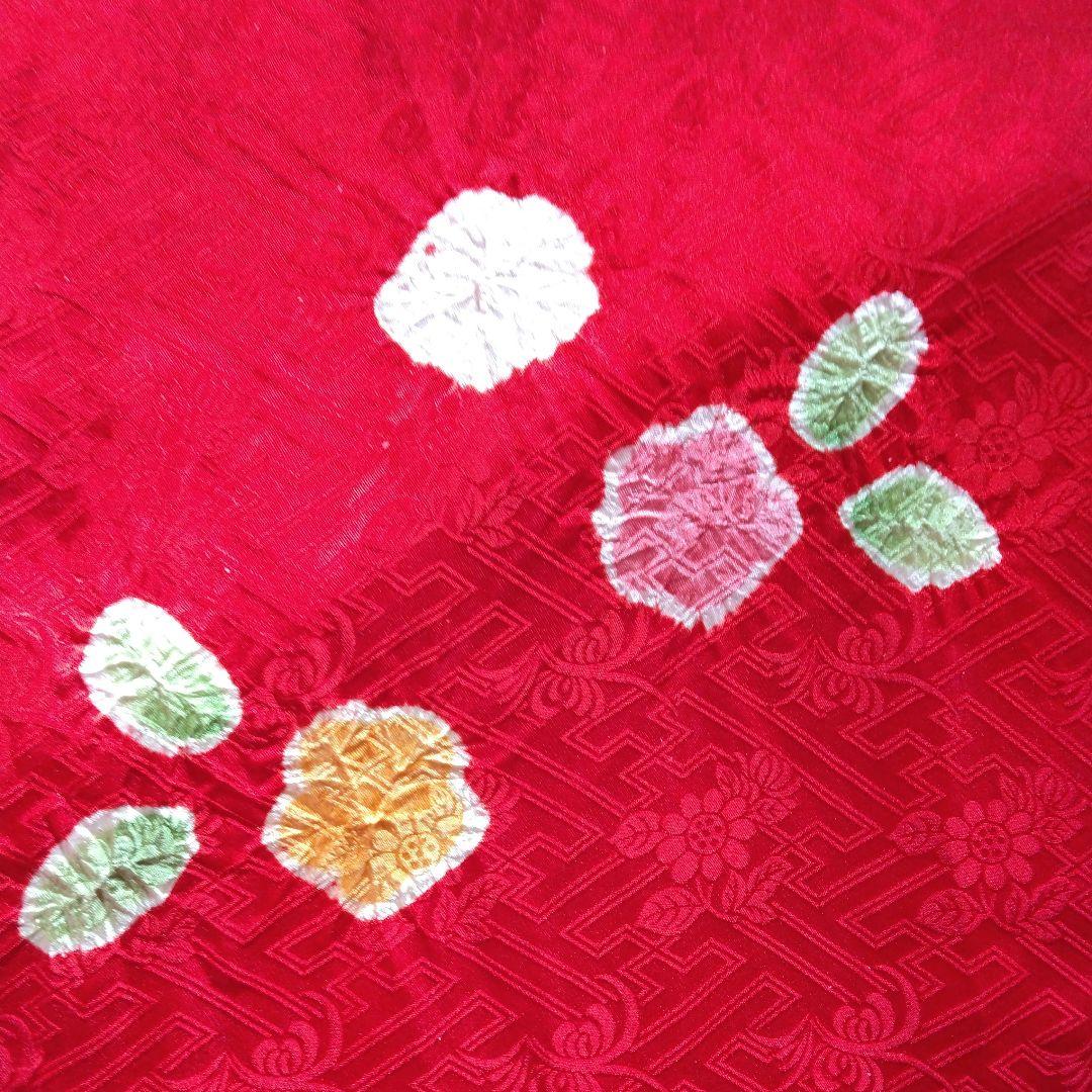 正絹☆本絞り＆総刺繡☆最高級の着物に帯も被布もダブルで楽しめる3歳七五三向け祝着