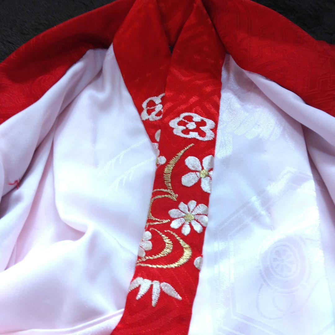 正絹☆本絞り＆総刺繡☆最高級の着物に帯も被布もダブルで楽しめる3歳七五三向け祝着