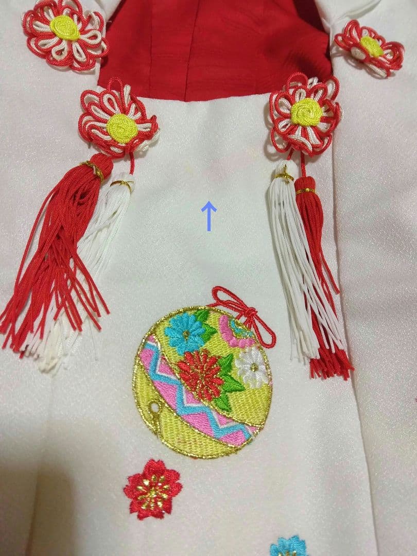 正絹☆本絞り＆総刺繡☆最高級の着物に帯も被布もダブルで楽しめる3歳七五三向け祝着