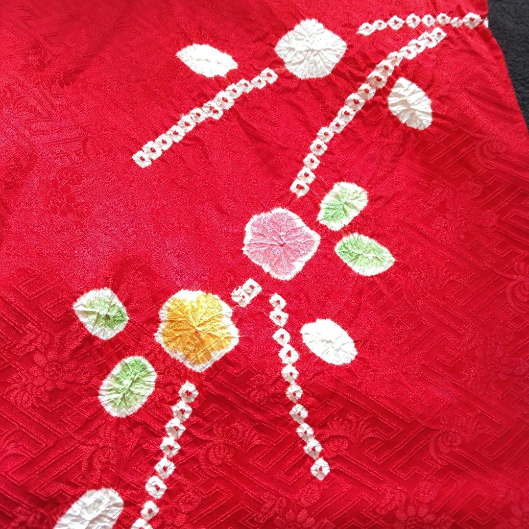 正絹☆本絞り＆総刺繡☆最高級の着物に帯も被布もダブルで楽しめる3歳七五三向け祝着