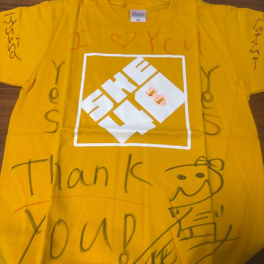 松井珠理奈　SKE48 シャツ　サイン　150