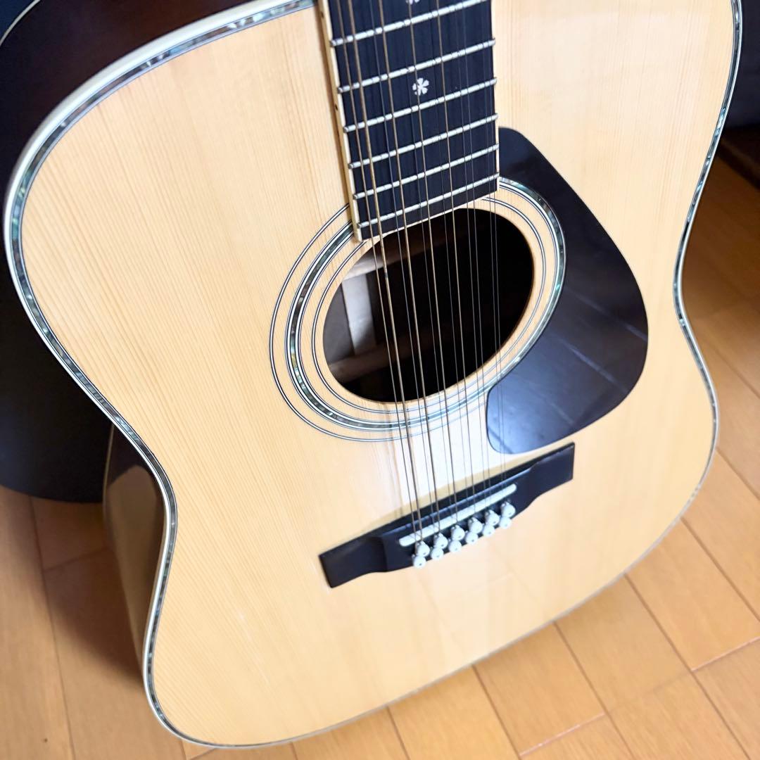 YAMAHA FG12-350 12弦 アコースティックギター ハードケース付き