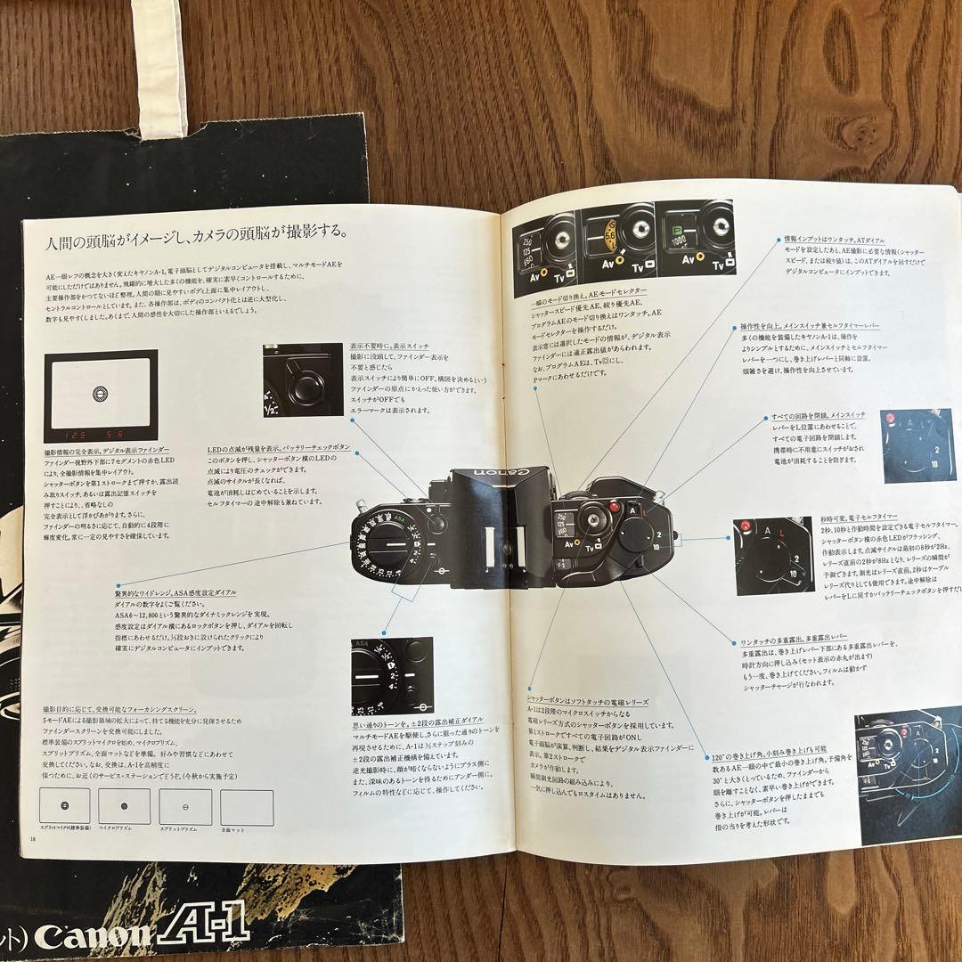 昭和のフィルムカメラ・Canon A-1 フィルム一眼レフカメラ