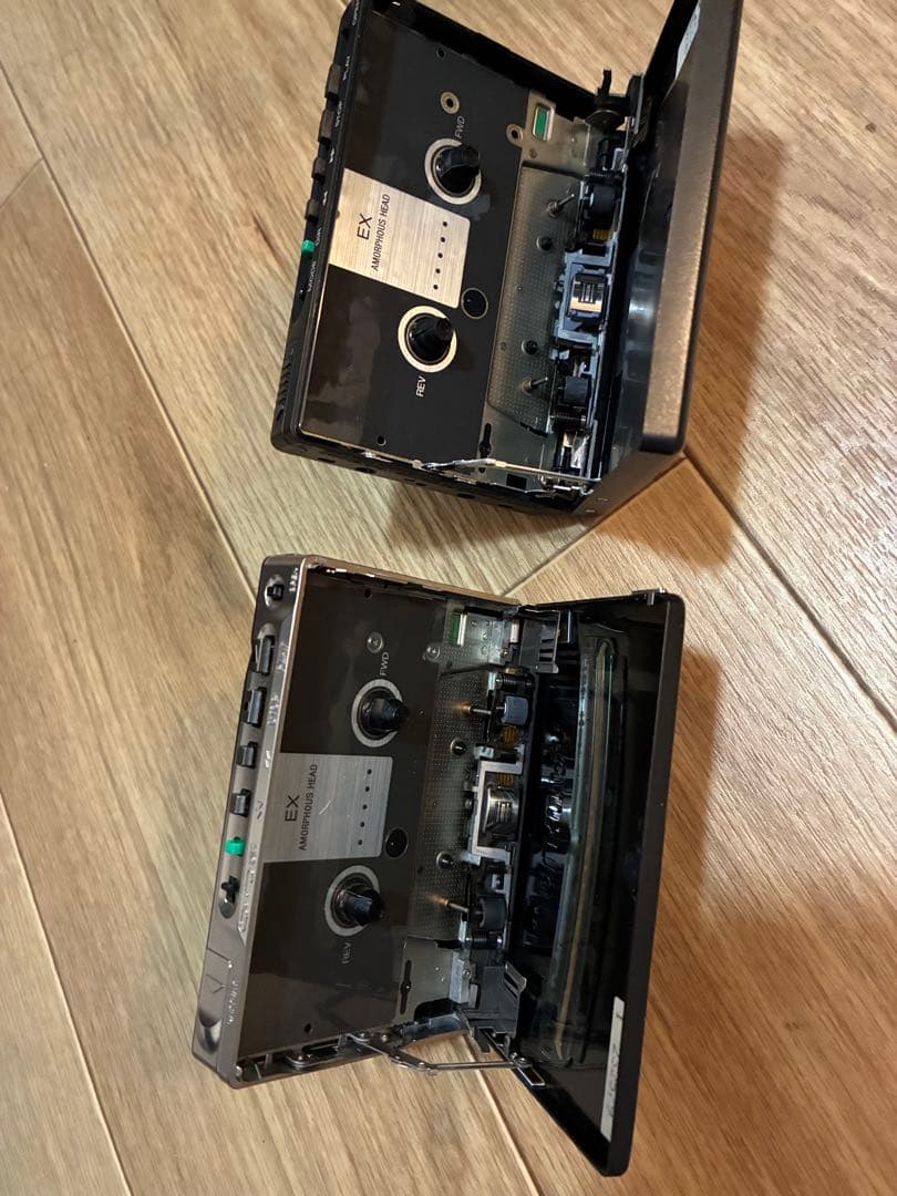 SONY カセットプレーヤー WM-506,WM-190,2台セット,外觀美品
