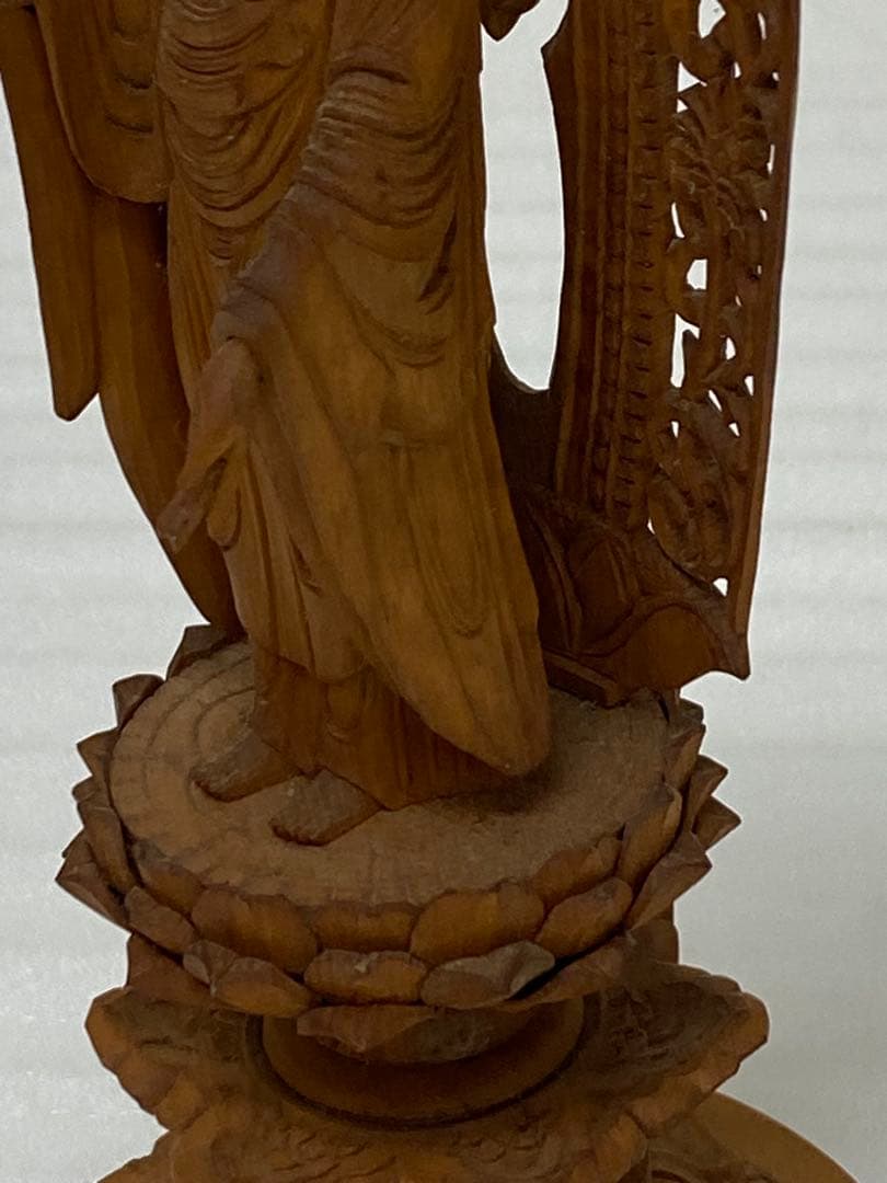 3-1944 阿弥陀如来立像　木彫り仏像