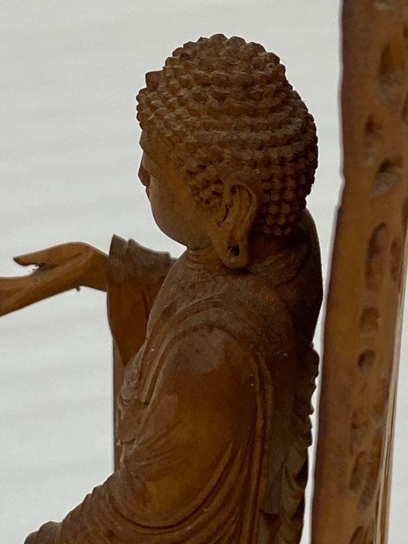 3-1944 阿弥陀如来立像　木彫り仏像