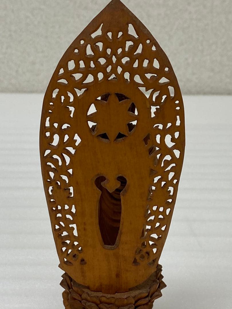 3-1944 阿弥陀如来立像　木彫り仏像