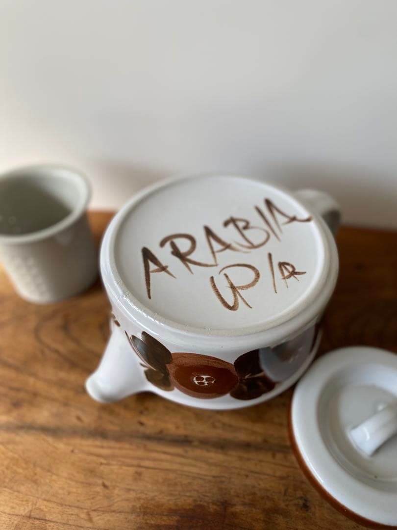 アラビア　ARABIA ティーポット　ロスマリン　Rosmarin