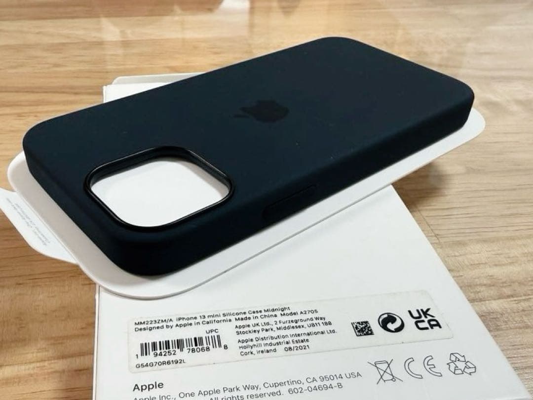 Apple iPhone13 mini 純正シリコンケース ミッドナイト