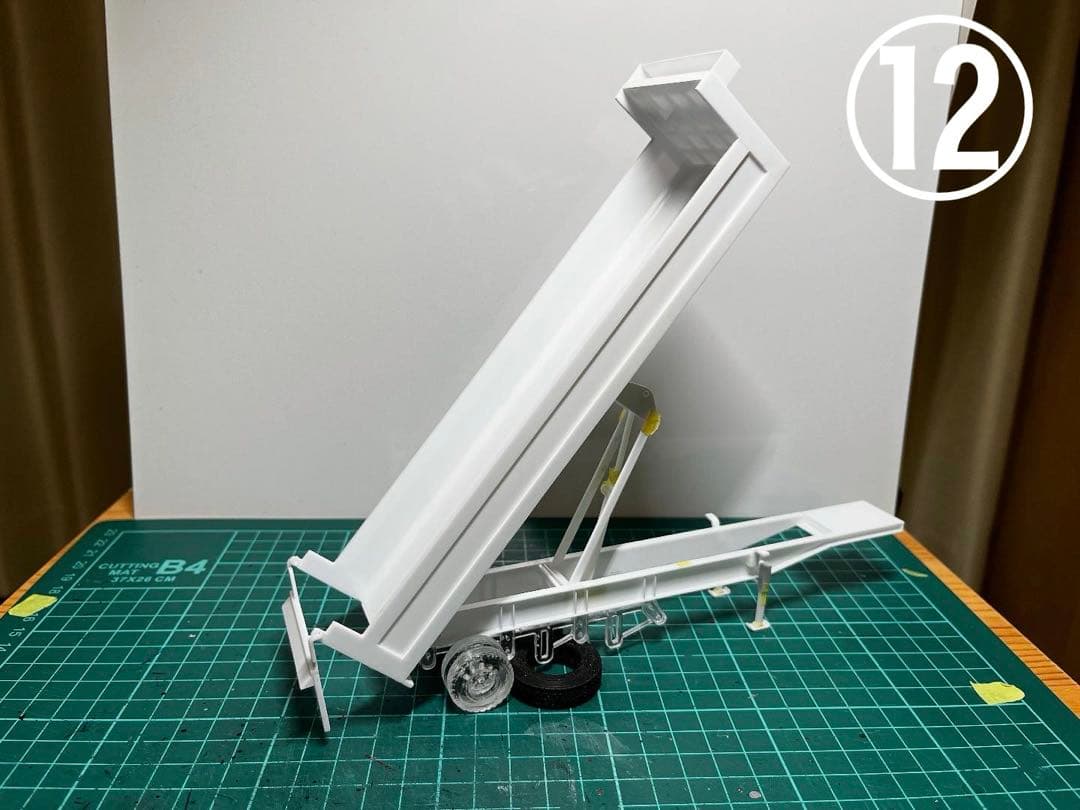 1/50 3軸 トレーラー ダンプ ケンクラフト 日野 プロフィア 用 建機