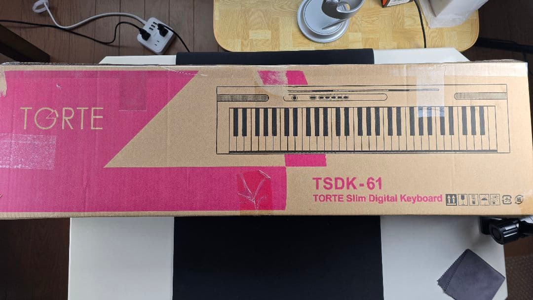 TORTE トルテ 電子キーボード 61鍵盤 TSDK-61 極美品