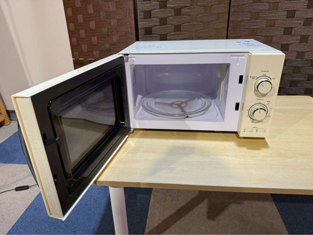 全国送料込ユアサプライムス レトロデザイン電子レンジ(TPA4869)