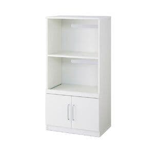 コンパクトキッチン収納シリーズ ホワイト 家電収納 組立品