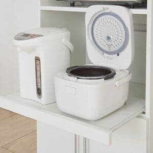 コンパクトキッチン収納シリーズ ホワイト 家電収納 組立品