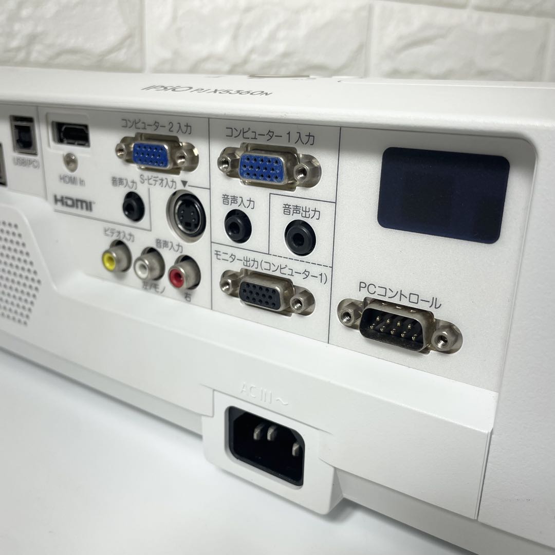 【未使用に近い】IPSIO PJ X5360N プロジェクター ランプ126H