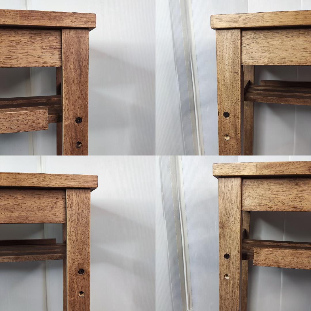 【数日セール】木製 モザイクタイル 作業台　作業机