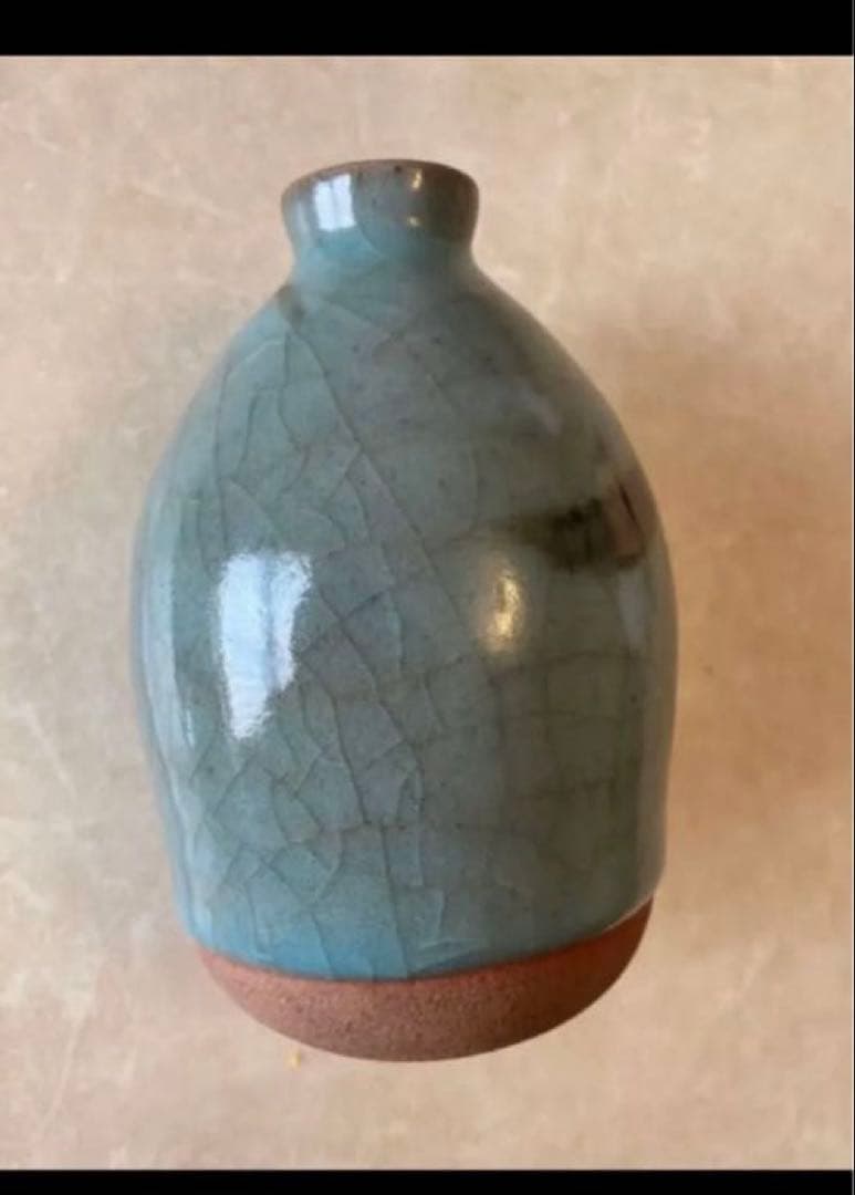 ♦️◎成良仁　鉄繪　　徳利　東京芸術大学 酒器