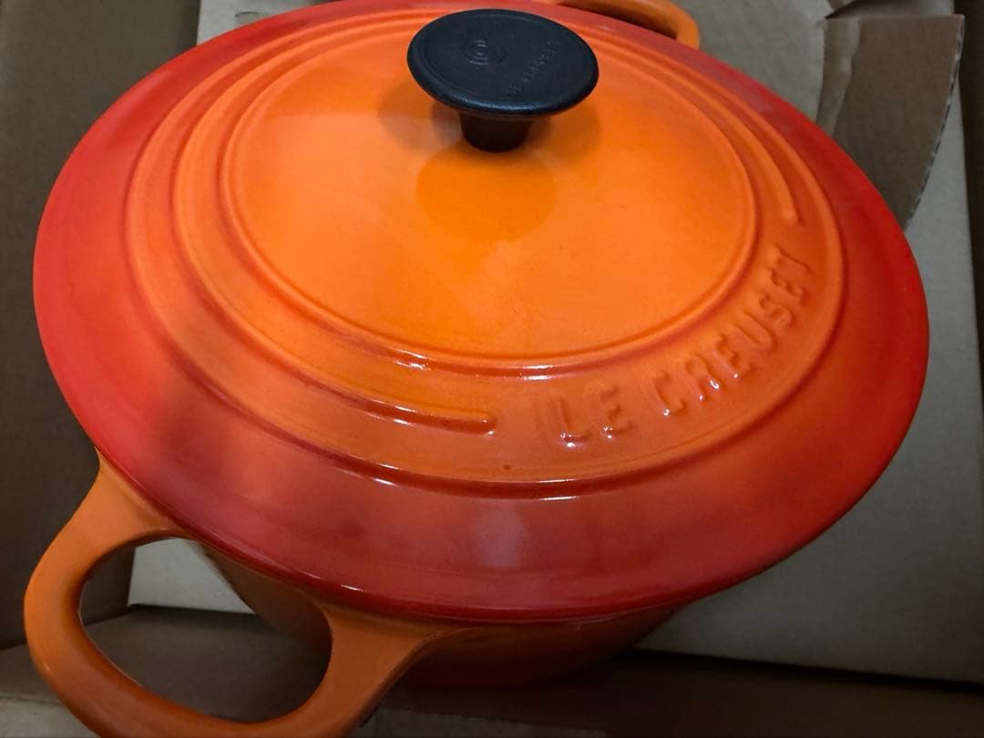 Le Creuset オレンジ 深鍋 22cm