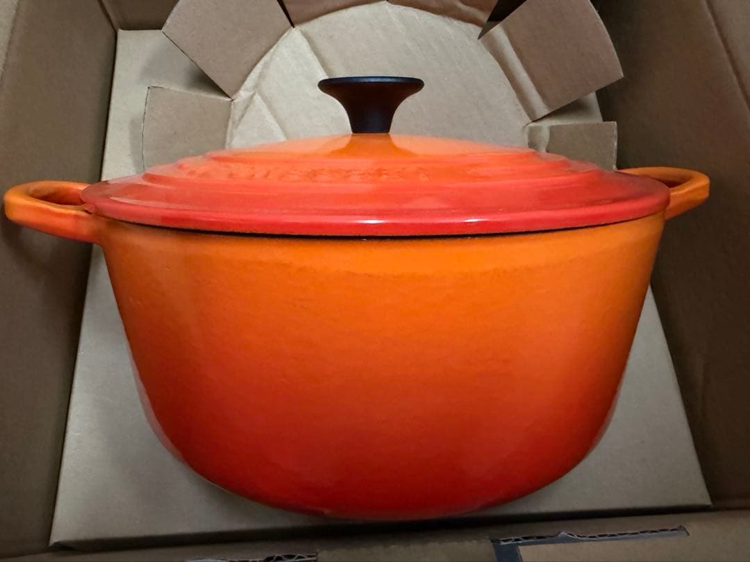 Le Creuset オレンジ 深鍋 22cm