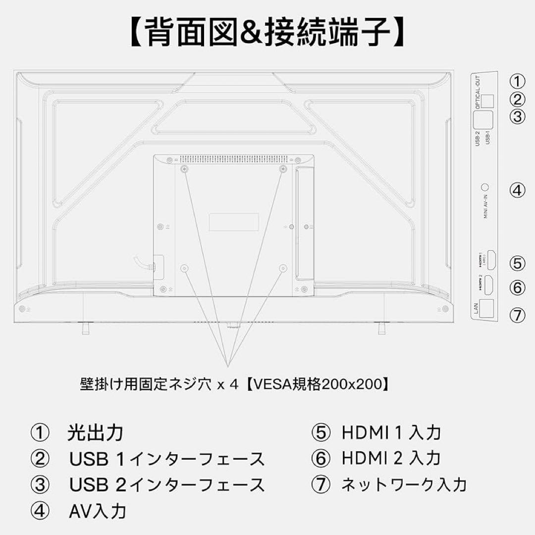 ア ニさん専用未使用品FPD40V型チューナーレステレビネット動画アプリ多数視聴