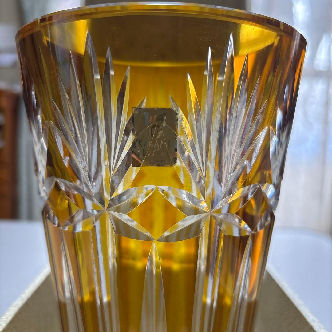 KAGAMI CRYSTAL GLASS 花瓶
