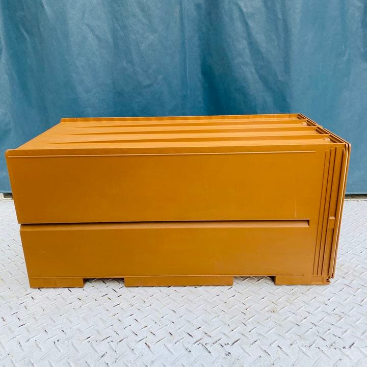 Tupperware スーパーチェスト 2段引き出し タッパーウェア ⑤
