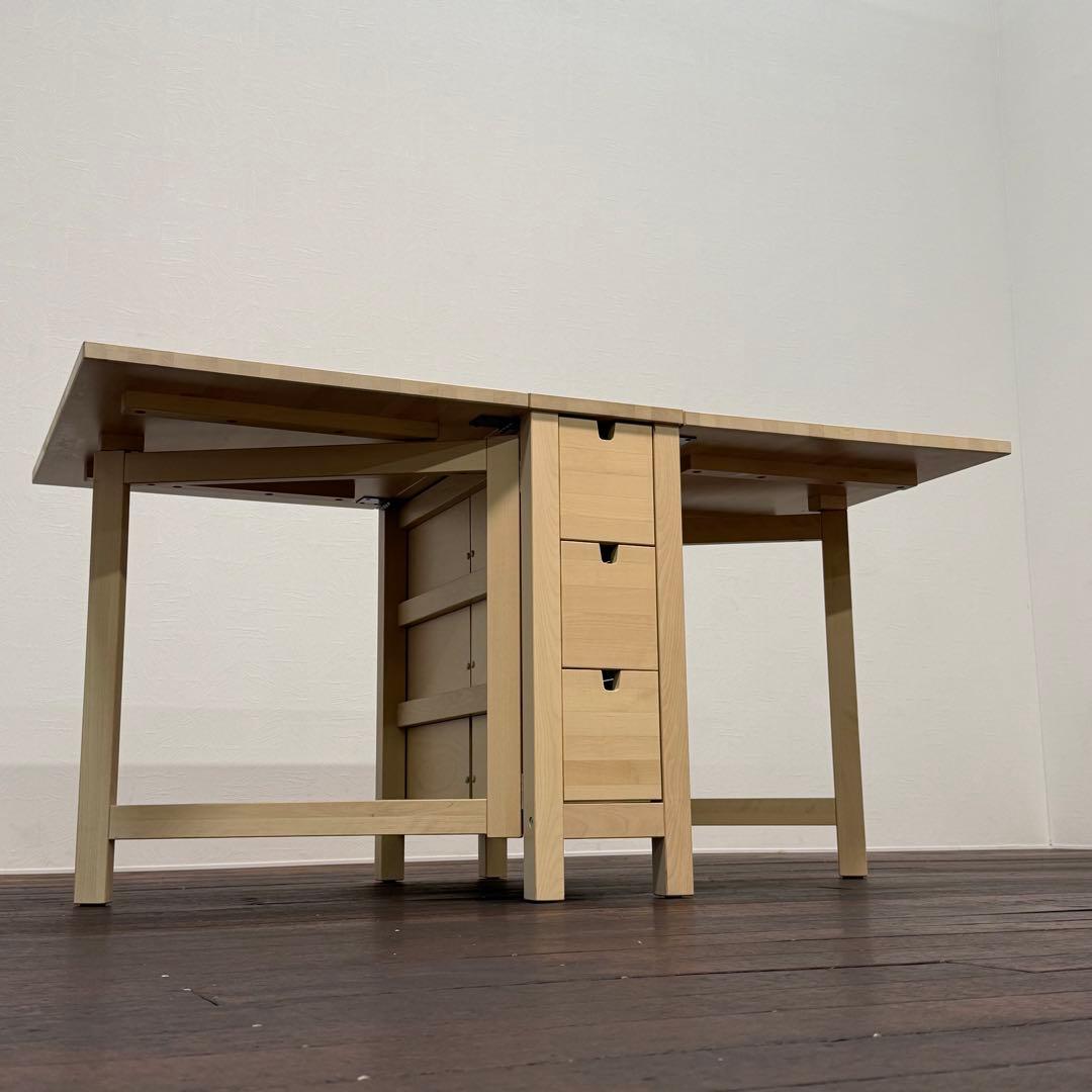 H110K34 イケア IKEA NORDEN ノールデン ゲートレッグテーブル