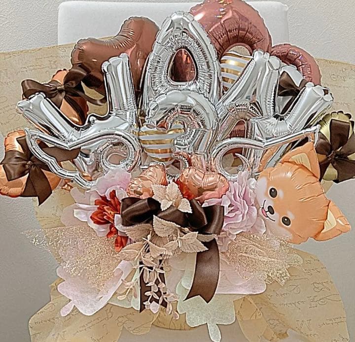 おむつケーキ　バルーン　バルーンギフト　生誕祭　開店祝い　誕生日　名入れ　推し