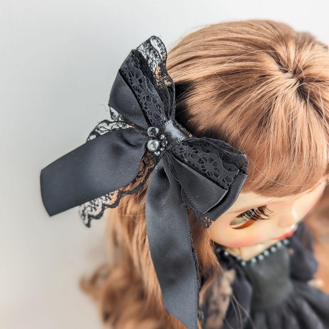 1039※ブライスアウトフィット※黒のフィッシュテールスカートドレス