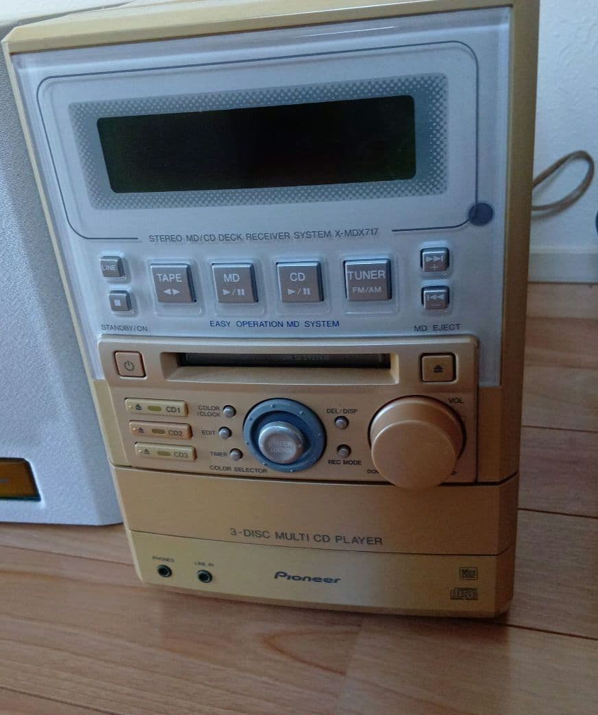 パイオニア　CD　MD　カセット　ラジオ　コンポ　ジャンク品